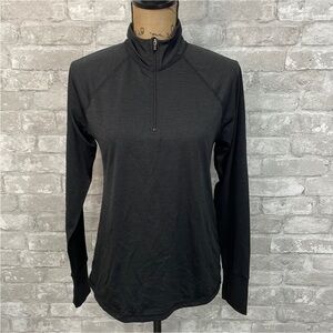 Ideology black half zip pullover